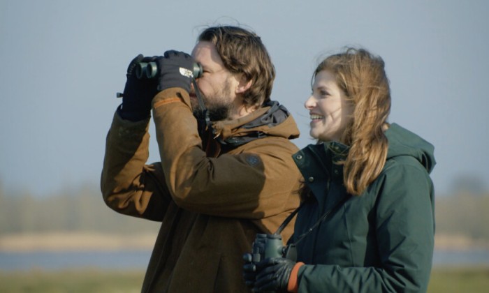 Vogelaarsechtpaar Camilla Dreef en Arjan Dwarshuis bezoeken de Biesbosch